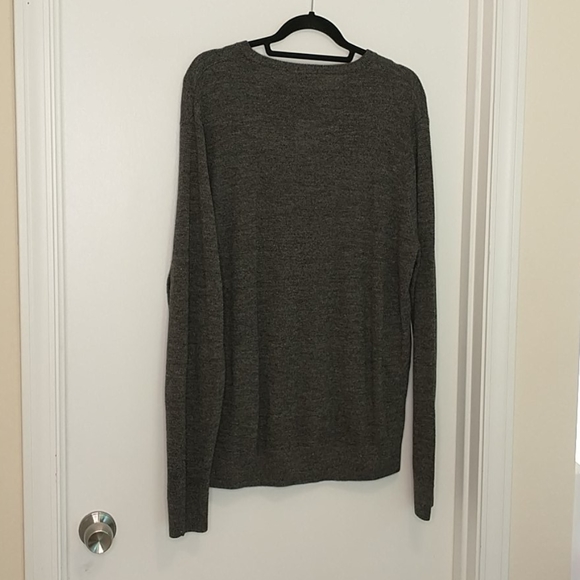 Nordstrom heathered grey Merino wool blend sweater - Picture 4 of 4